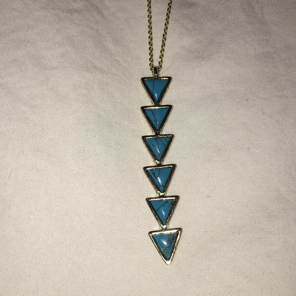 House of Harlow Turquoise Pendant